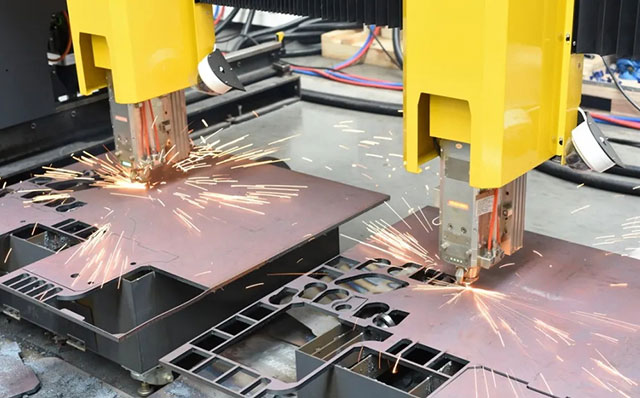 壹号娱乐双头龙门激光切割机